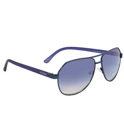 Guess Square Ladies Sunglasses Gf504490x61 In ["blue"]