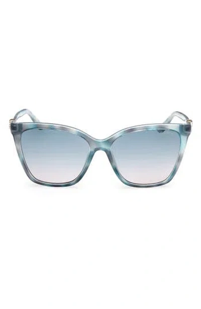 Guess Square Sunglasses In Blue