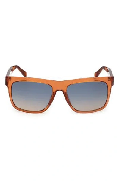 Guess Square Sunglasses In Brown