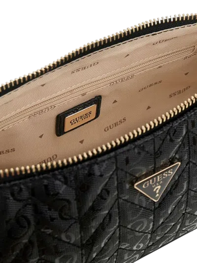 Guess Stacey Shoulder Bag In Black