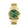 Guess Gold Stainless Steel Stainless Steel Watch In Gold
