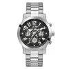 Guess Gray Stainless Steel Stainless Steel Watch In Grey