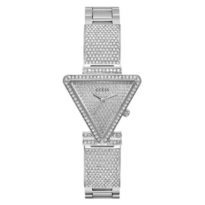 Guess Stainless Steel Women's Watch In Gray