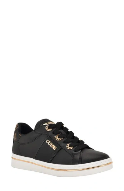 Guess Stew Sneaker In Black