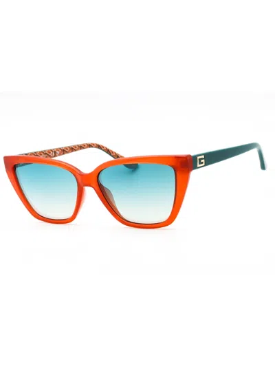 Guess Stylish Cat Eye Sunglasses For Women - Model Gu7919 In Orange