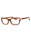 Guess Stylish Rectangular Women's Eyeglasses In Brown