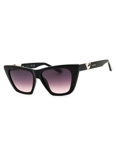 Guess Stylish Rectangular Women's Mini Sunglasses In Brown