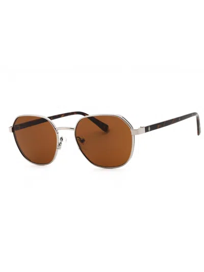Guess Stylish Round Metal Sunglasses For Men In Brown