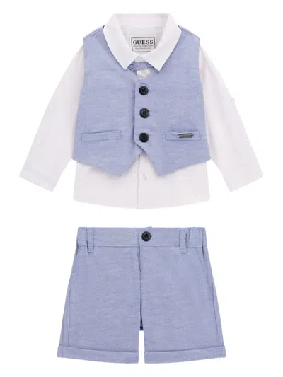 Guess Babies' Suit Shorts (set Of Two) In Blue