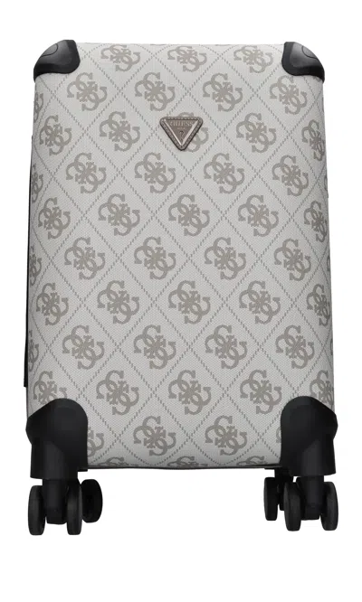 Guess Suitcases In Grigio Metallici E Grigi