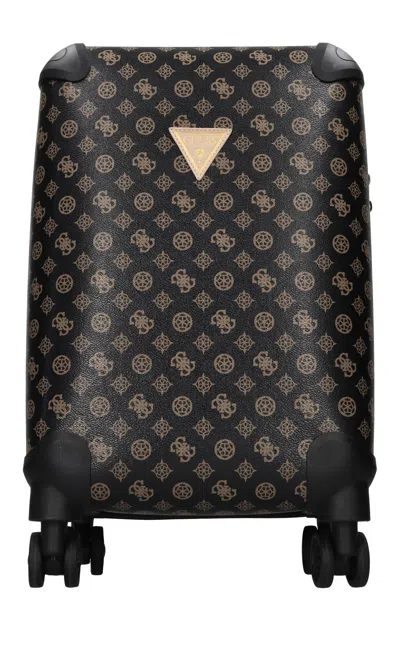 Guess Suitcases In Marrone Scuri
