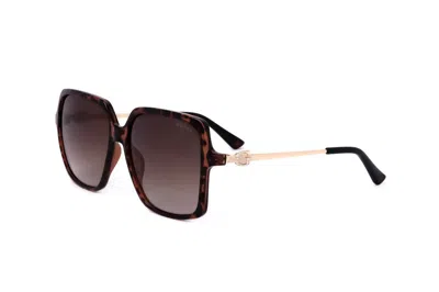 Guess Sunglasses Mod. Gf6131 Tortoise In Brown