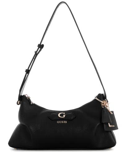 Guess Suzy Medium Shoulder Handbag In Black