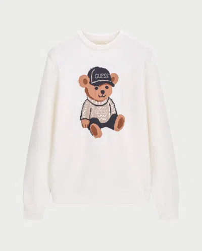 Guess Sweaters In Bianco Neutri