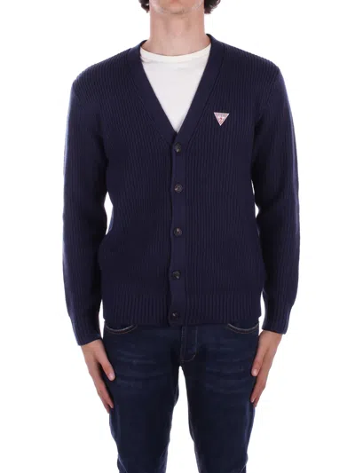 Guess Sweaters Blue In Multi