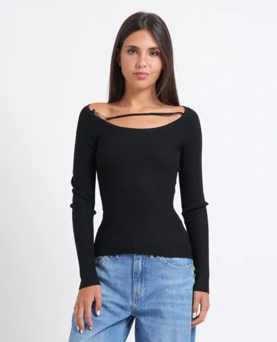 Guess Sweaters In Nero Scuri