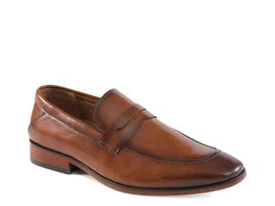 Guess Symon Penny Loafer In Brown