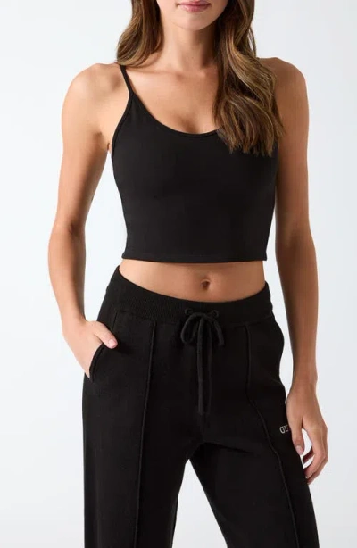 Guess Syrma Crop Top In Black