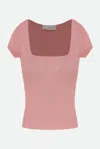 Guess T-shirt Rosa In Rosa