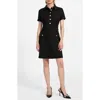 Guess Tamara Metallic Tweed Minidress In Black