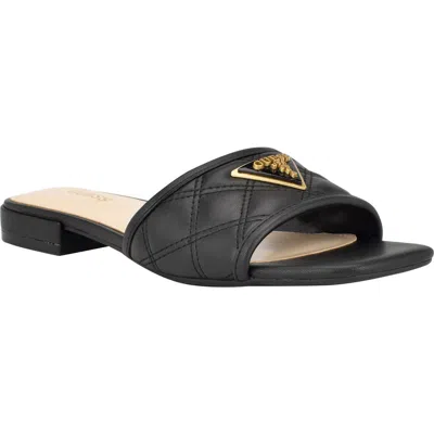 Guess Tameli Slide Sandal In Black