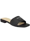 Guess Women's Tamsea One Band Square Toe Slide Flat Sandals In Black