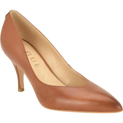 Guess Tango Pointed Toe Pump In Pink