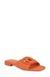 Guess Tarishae Slide Sandal In Orange