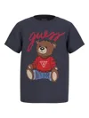 Guess Teddy Bear-print T-shirt In Blue