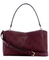 Guess Tisha Small Logo Crossbody Bag In Red