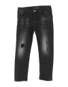 Guess Toddler Girl Jeans Black Size 4 Cotton, Polyester, Elastane In Black