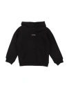 Guess Toddler Girl Sweatshirt Black Size 4 Cotton, Polyester In Black
