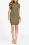 Guess Toki Rib Sweater Dress In Green