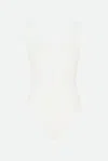 Guess Top Bianco In Beige