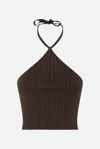 Guess Top Marrone In Blu