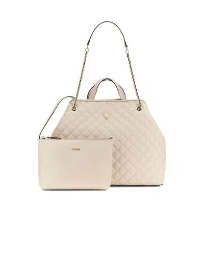 Guess Tote Bag In Neutral