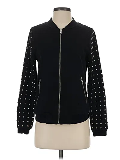 Pre-owned Guess Track Jacket In Black
