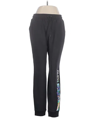 Pre-owned Guess Track Pants In Black