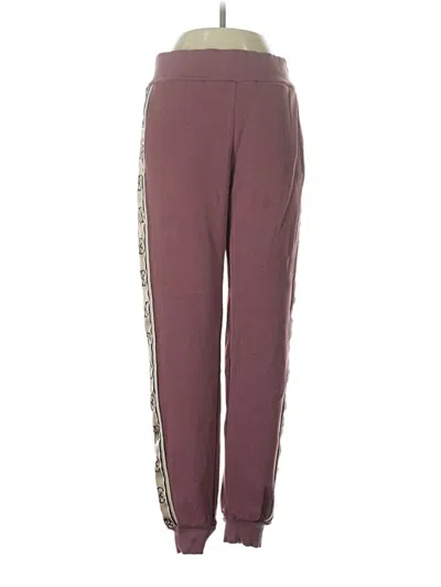 Pre-owned Guess Track Pants In Burgundy