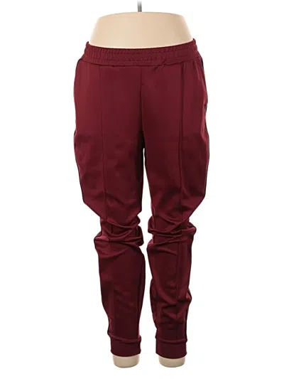 Pre-owned Guess Track Pants In Burgundy