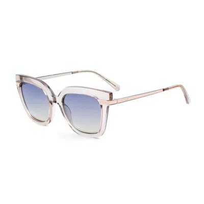 Guess Transparent Injected Sunglasses In Neutral