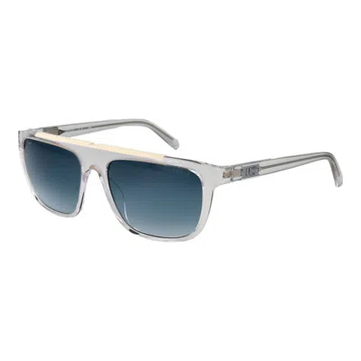 Guess Transparent Men Sunglasses In Blue