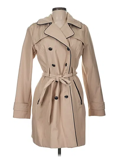 Pre-owned Guess Trenchcoat In Brown