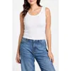 Guess Triangle Logo Patch Rib Tank