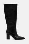 Guess Tronchetto E Stivaletto Donna  Flfper Lea11 Black In Black