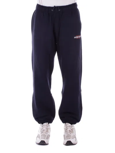 Guess Trousers Blue In Multi