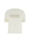Guess T-shirt Button Vonn In White
