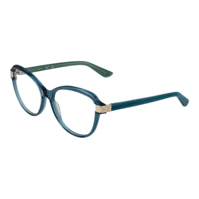 Guess Turquoise Women Optical Frames In Blue