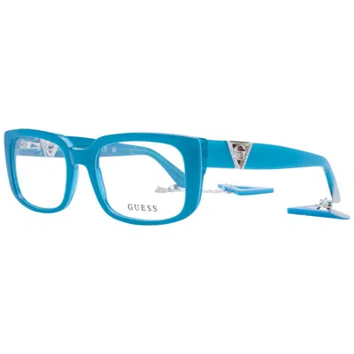 Guess Turquoise Women Optical Frames In Blue