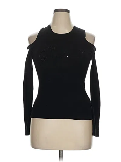 Pre-owned Guess Turtleneck Sweater In Black